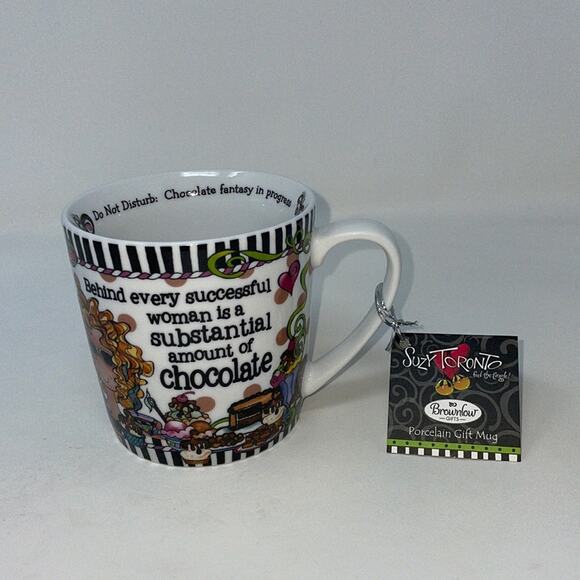 3/$15! NWT Suzy Toronto “Behind Every successful Woman” porcelain mug - Picture 1 of 13